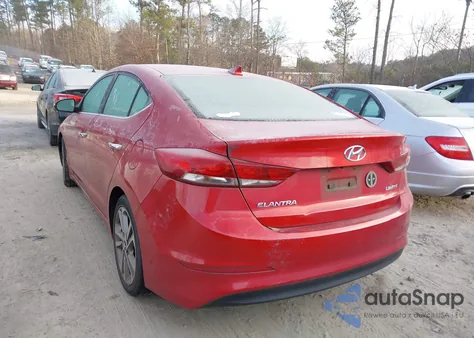 2017 Hyundai Elantra Limited from USA, damaged, VIN 5NPD84LF2HH021254
